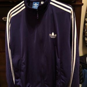 Purple Adidas Track Jacket